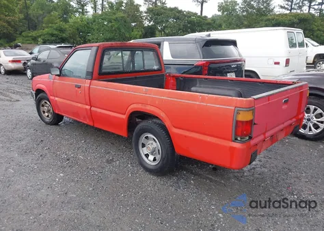 1989 Mazda B2200 Long Bed из США, поврежденный, VIN JM2UF2135K0760914